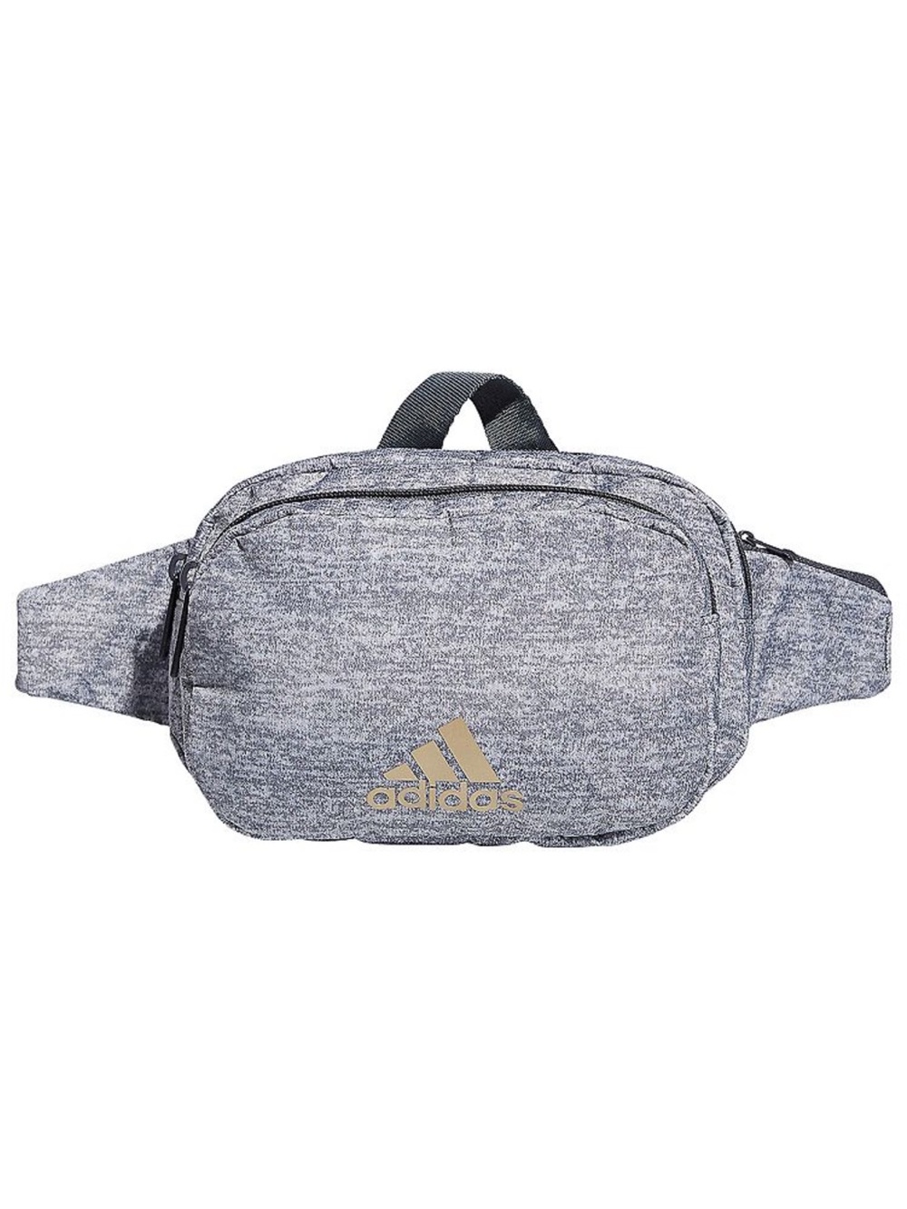 💙adidas Grey Waist Pack with Gold Logo